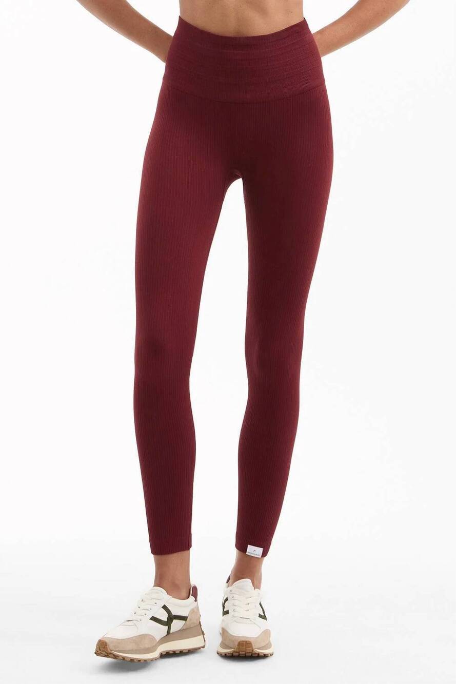 NEW HEAD high rise sportswear leggings in terracotta